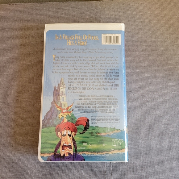 Aaron's Magic Village VHS Isaac Bashevis Singer Clamshell VERY RARE NEW - Picture 3 of 5
